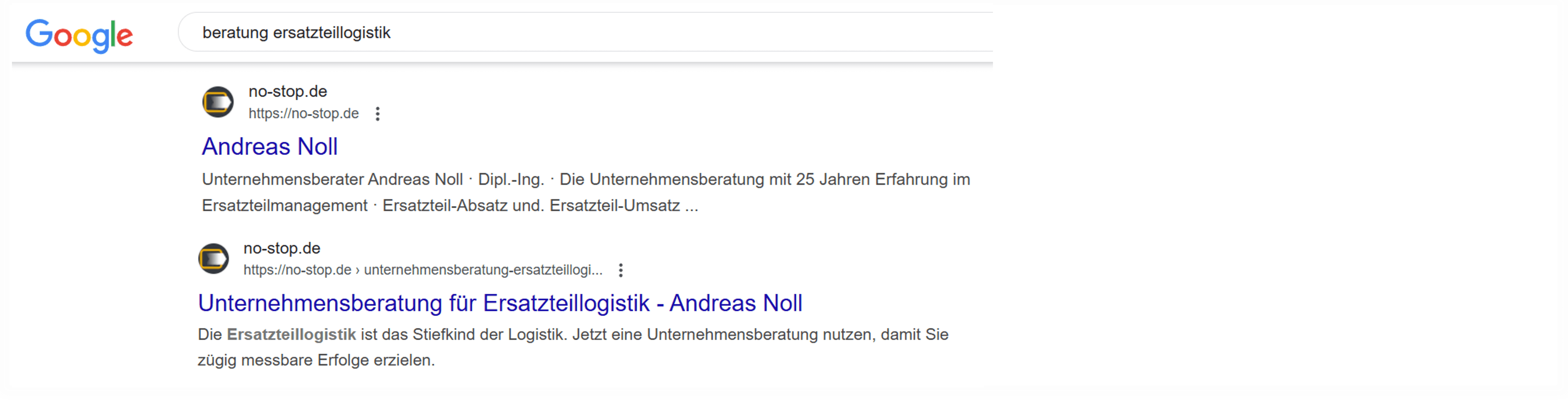 Homepage für Ersatzteilverkauf optimieren